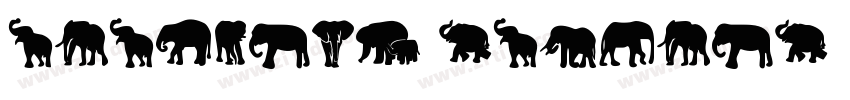 Elephant Regular 商用须字体转换